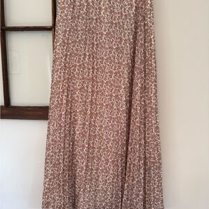 One Loved Babe Boutique Floral Print Maxi Skirt